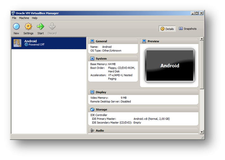 Android virtual machine for mac